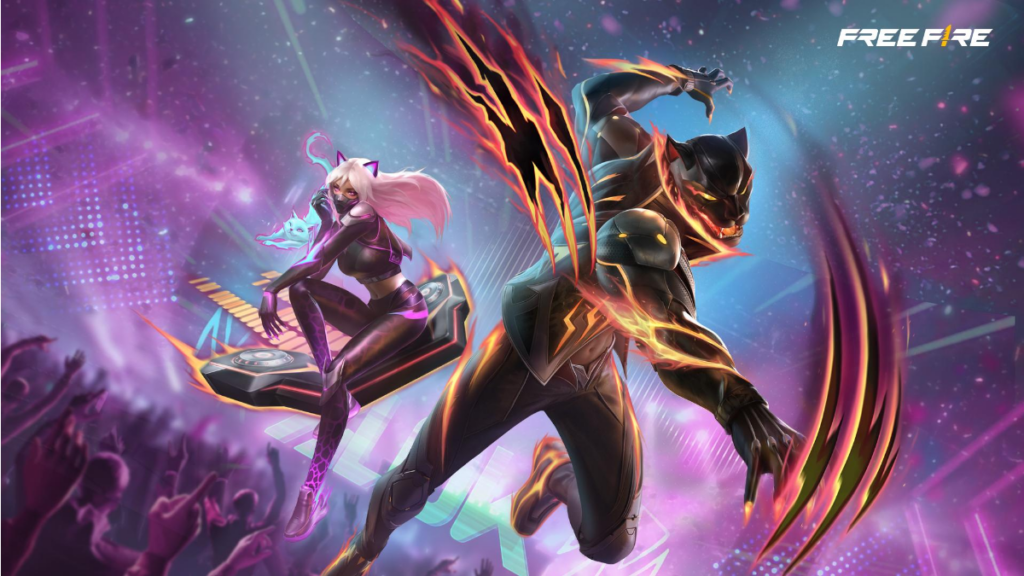 Free Fire Conjunto onça e jaguar