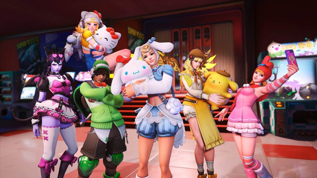Overwatch and hello kitty 1