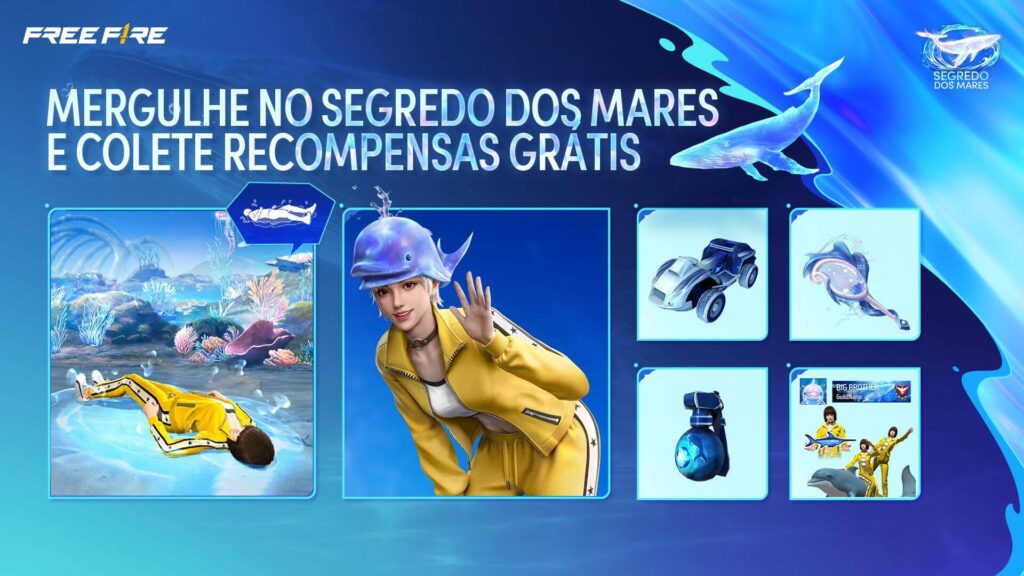 Free Fire Segredo dos Mares