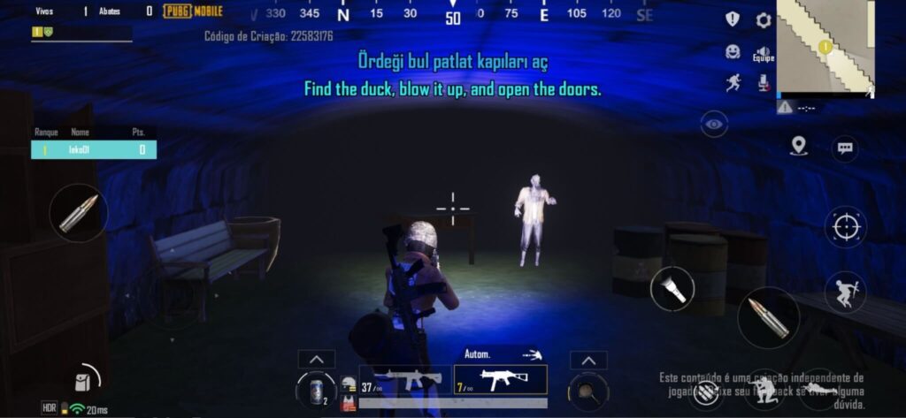 PUBG MOBILE Mundo das Maravilhas