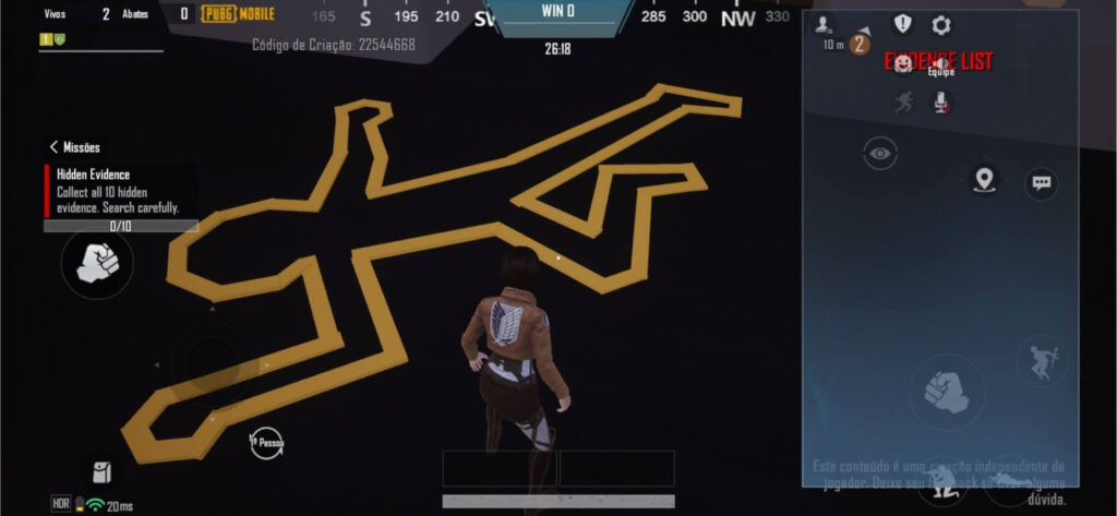 PUBG MOBILE Mundo das Maravilhas