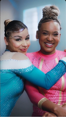 Rebeca Andrade e Flávia Saraiva