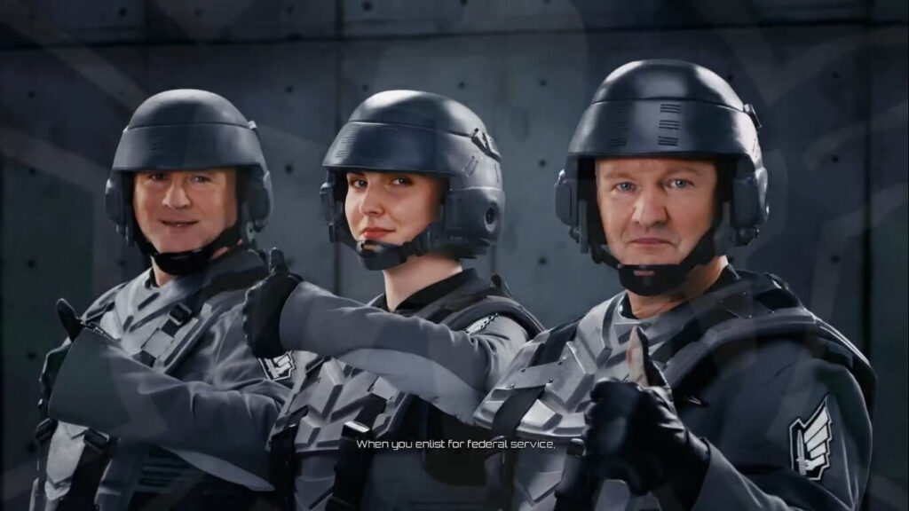 Starship Troopers Gameplay Alistamento