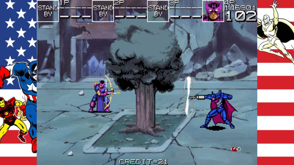 Captain America and the Avengers Gameplay