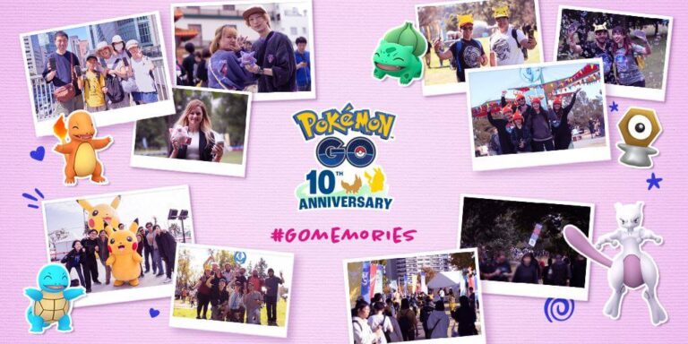 Pokémon Go aniversário 10 anos